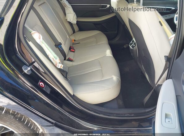 KMHL34J27PA282875 2023 HYUNDAI SONATA Black VIN կոդի պիտակի տեսք