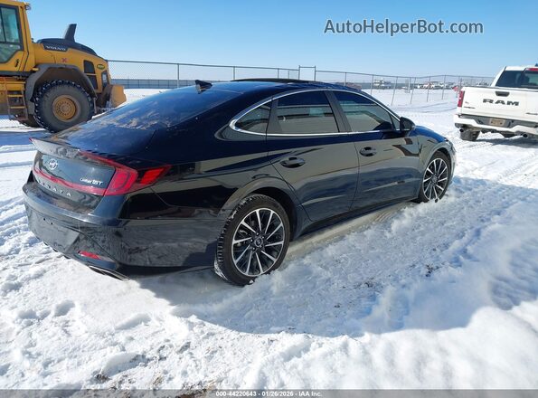 KMHL34J27PA282875 2023 HYUNDAI SONATA Black Հետևի աջ