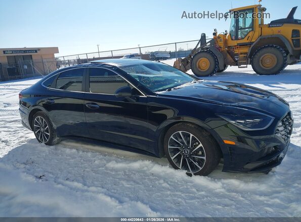 KMHL34J27PA282875 2023 HYUNDAI SONATA Black Սալոնի հետևի տեսք