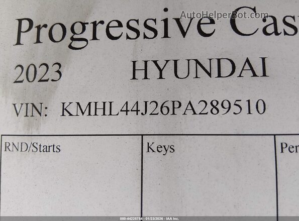 KMHL44J26PA289510 2023 HYUNDAI SONATA White 