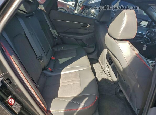 KMHL44J2XPA272080 2023 HYUNDAI SONATA Black Widok tylnych siedzeń