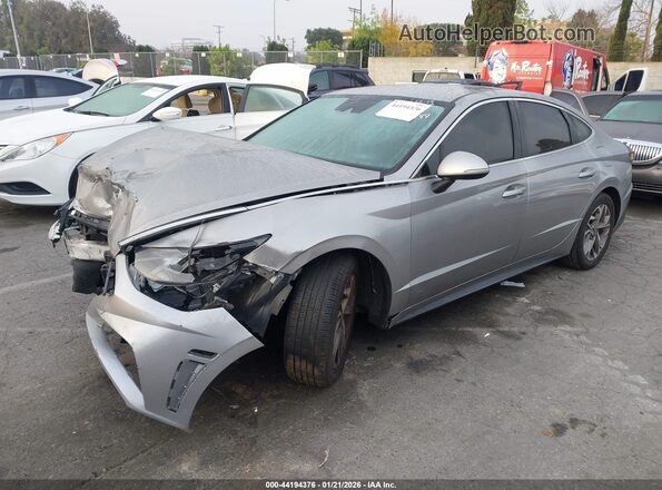 KMHL64JA1MA152116 2021 HYUNDAI SONATA Silver Առջևի ձախ երեք քառորդ տեսարան