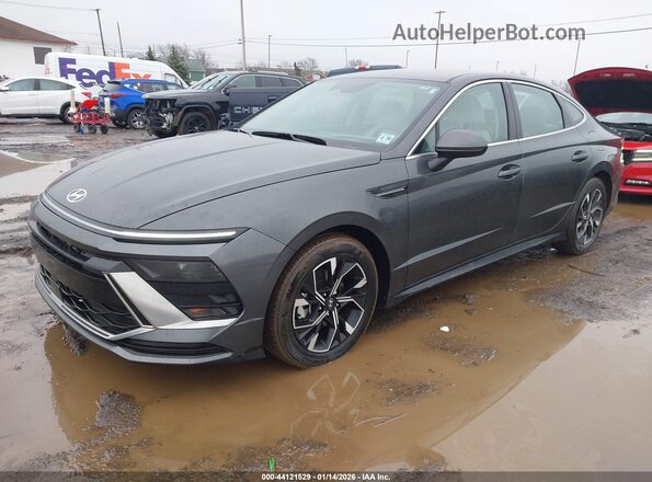 KMHL64JA8SA488634 2025 HYUNDAI SONATA Gray Առջևի ձախ երեք քառորդ տեսարան