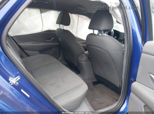 KMHLL4AG0NU368312 2022 HYUNDAI ELANTRA Blue Вид наклейки з VIN-кодом