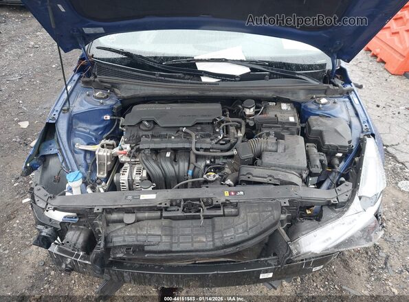 KMHLL4AG0NU368312 2022 HYUNDAI ELANTRA Blue Вид ззаду