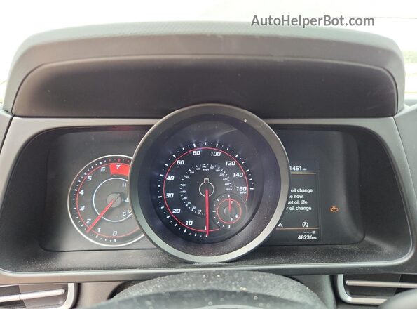 KMHLL4AG6PU442349 2023 HYUNDAI ELANTRA Black Instrument cluster view