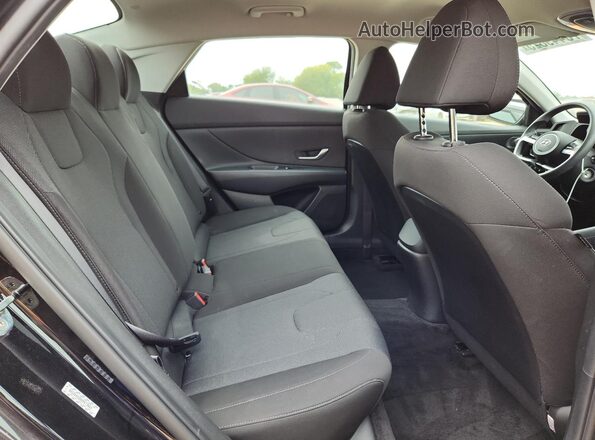 KMHLL4AG6PU442349 2023 HYUNDAI ELANTRA Black Rear seats view