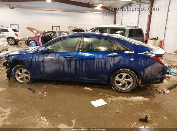 KMHLL4AG9NU359639 2022 HYUNDAI ELANTRA Blue Панорамний вид салону 360°