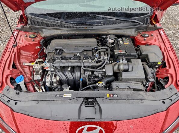 KMHLL4DG3RU803079 2024 HYUNDAI ELANTRA Red Вид задньої частини салону