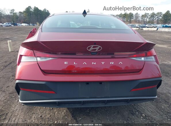 KMHLL4DG9SU857587 2025 HYUNDAI ELANTRA Red 
