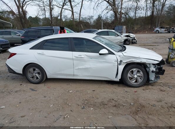 KMHLL4DGXSU859459 2025 HYUNDAI ELANTRA White Widok zestawu wskaźników