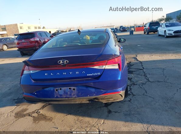 KMHLM4AJ6PU085490 2023 HYUNDAI ELANTRA HYBRID Blue 