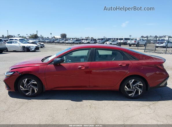 KMHLM4DG0SU961219 2025 HYUNDAI ELANTRA Burgundy 