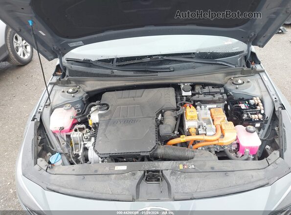 KMHLN4AJ2MU003781 2021 HYUNDAI ELANTRA HYBRID Серый Вид сзади