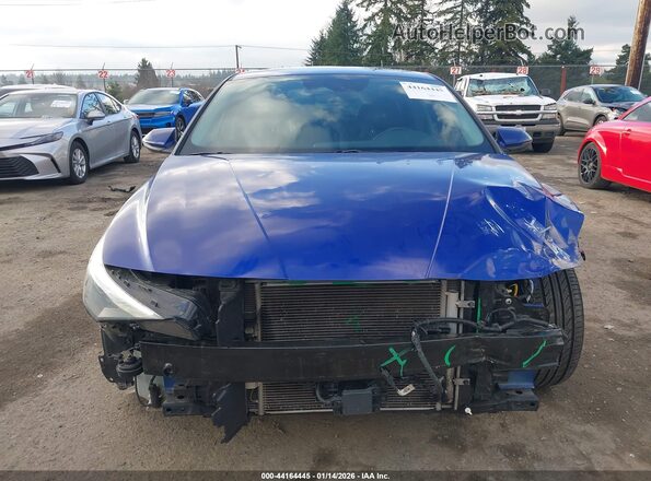 KMHLN4AJ3PU051648 2023 HYUNDAI ELANTRA HYBRID Blue Widok wnętrza z tyłu