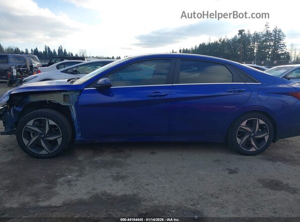 KMHLN4AJ3PU051648 2023 HYUNDAI ELANTRA HYBRID Blue 