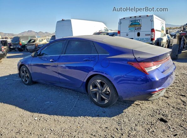 KMHLP4AG1NU333959 2022 HYUNDAI ELANTRA Blue Tył lewy