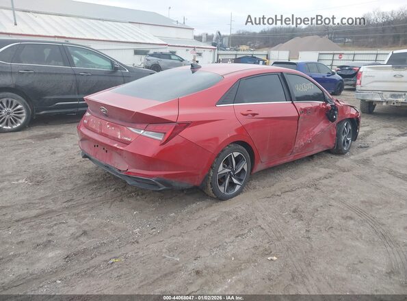 KMHLP4AG8MU072330 2021 HYUNDAI ELANTRA Red Հետևի աջ