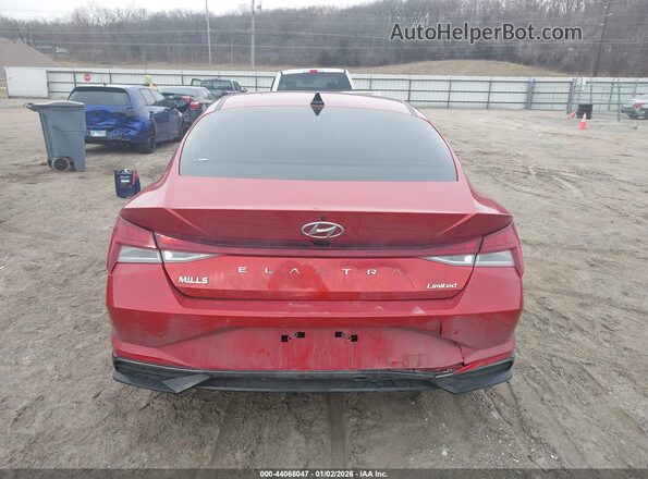 KMHLP4AG8MU072330 2021 HYUNDAI ELANTRA Red 