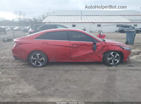 KMHLP4AG8MU072330 2021 HYUNDAI ELANTRA Red Սալոնի 360 աստիճան տեսք