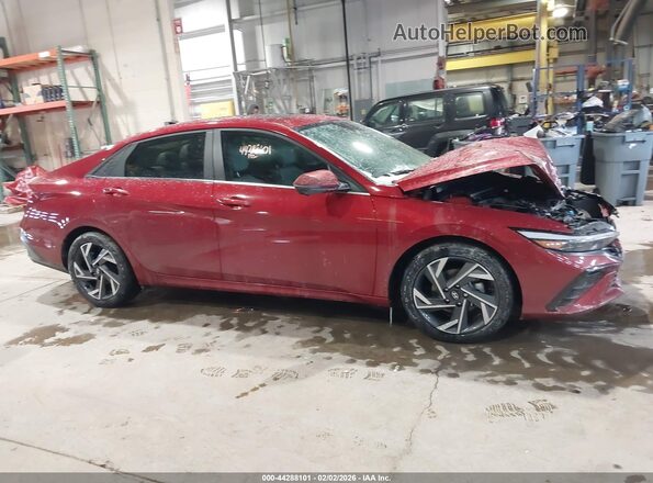 KMHLP4DG6RU843094 2024 HYUNDAI ELANTRA Red Vista interior de 360 grados