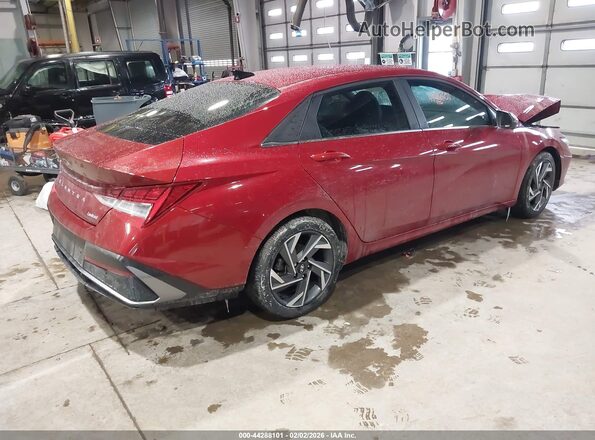 KMHLP4DG6RU843094 2024 HYUNDAI ELANTRA Red Trasero derecho