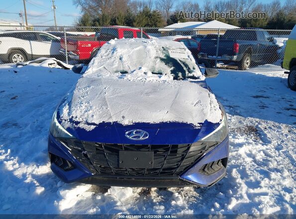 KMHLR4AF0MU202232 2021 HYUNDAI ELANTRA Blue Vista interior trasera