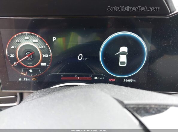 KMHLR4AF1PU627561 2023 HYUNDAI ELANTRA White Vista de los asientos traseros