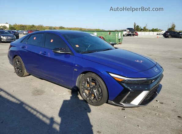 KMHLR4DF6RU744941 2024 HYUNDAI ELANTRA Blue Передня права чверть