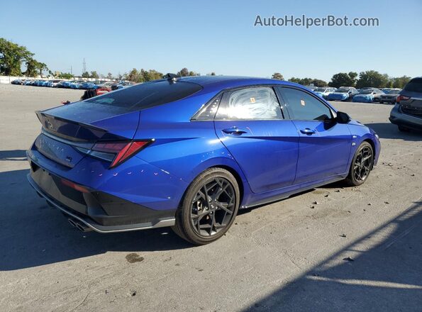 KMHLR4DF6RU744941 2024 HYUNDAI ELANTRA Blue Задня права чверть