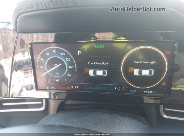 KMHLS4AG5MU211814 2021 HYUNDAI ELANTRA Gray უკანა სავარძლების ხედი
