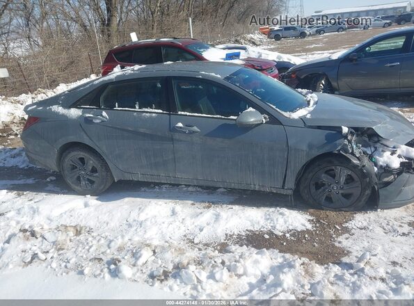 KMHLS4AG5MU211814 2021 HYUNDAI ELANTRA Gray უკანა სალონის ხედი