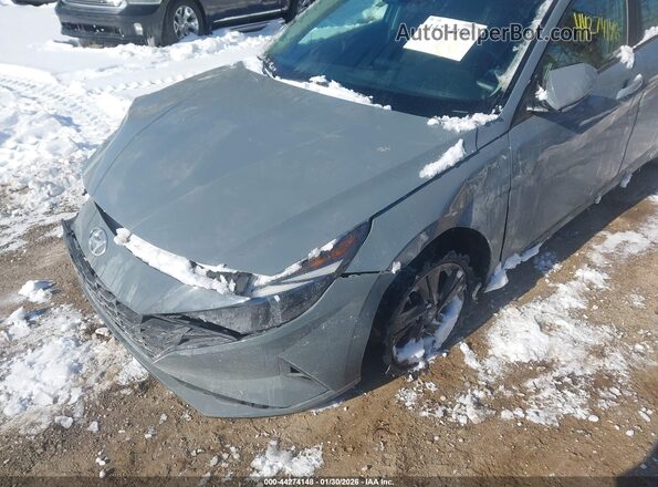KMHLS4AG5MU211814 2021 HYUNDAI ELANTRA Gray წინა ხედი