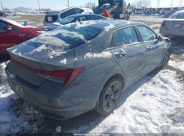 KMHLS4AG5MU211814 2021 HYUNDAI ELANTRA Gray უკანა მარჯვენა