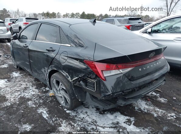 KMHLS4DG1RU749820 2024 HYUNDAI ELANTRA Black უკანა მარცხენა