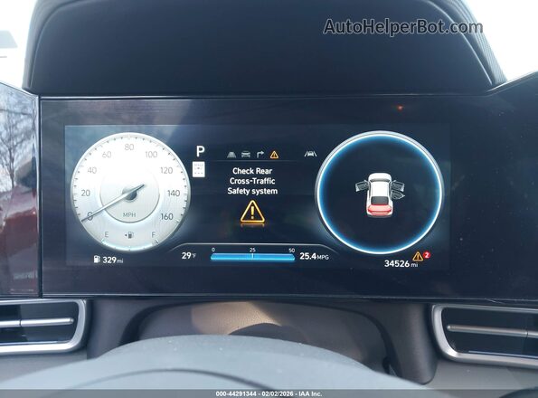 KMHLS4DG3SU893049 2025 HYUNDAI ELANTRA Серый Вид задних сидений