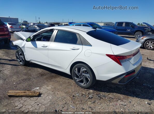 KMHLS4DG4SU912479 2025 HYUNDAI ELANTRA White Trasero izquierdo