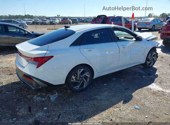 KMHLS4DG4SU912479 2025 HYUNDAI ELANTRA White Trasero derecho