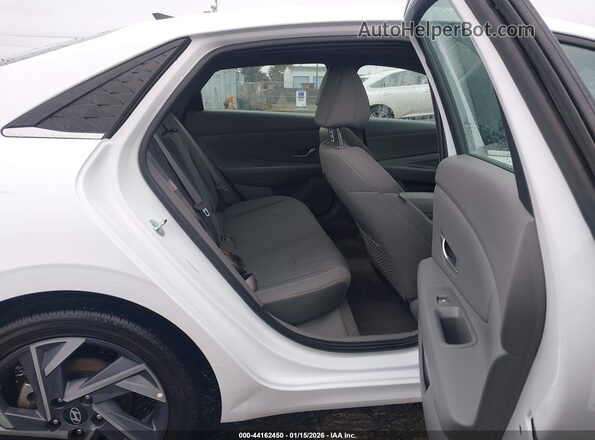 KMHLS4DG5SU027062 2025 HYUNDAI ELANTRA White Вид наклейки з VIN-кодом