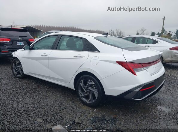 KMHLS4DG5SU027062 2025 HYUNDAI ELANTRA White Задня ліва чверть