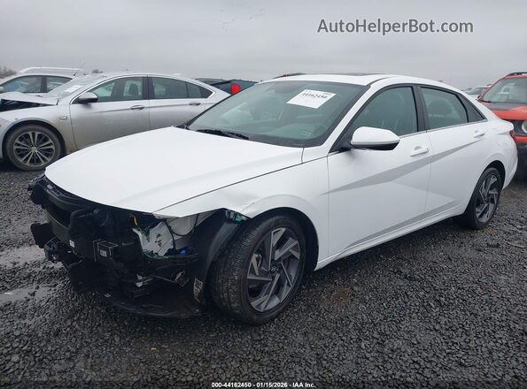 KMHLS4DG5SU027062 2025 HYUNDAI ELANTRA White Передня ліва чверть