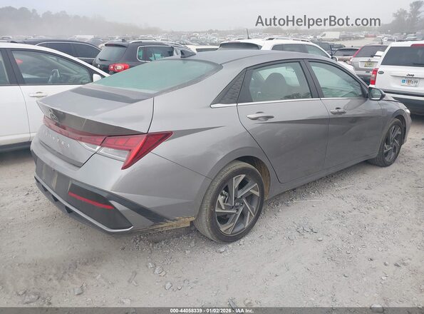 KMHLS4DG6SU852673 2025 HYUNDAI ELANTRA Gray Задня права чверть