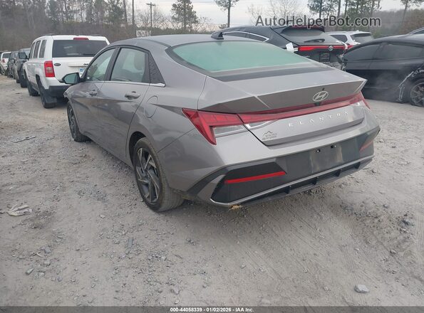 KMHLS4DG6SU852673 2025 HYUNDAI ELANTRA Gray Задня ліва чверть