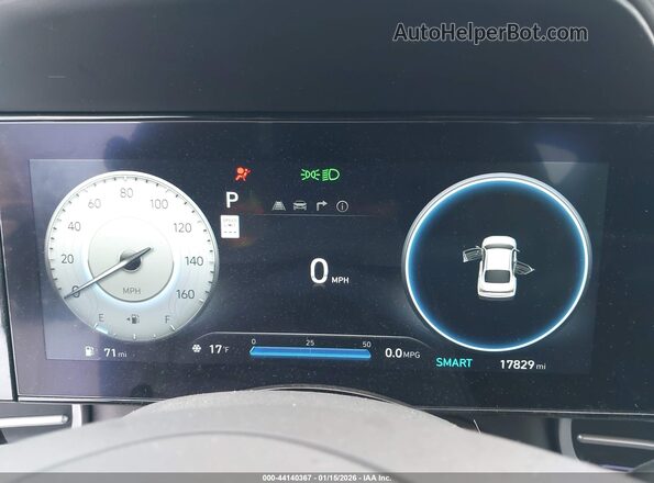 KMHLS4DG7SU031131 2025 HYUNDAI ELANTRA Blue Հետևի նստատեղերի տեսք
