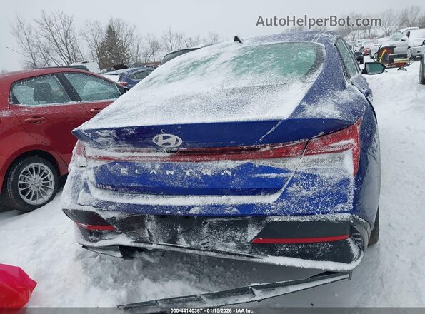 KMHLS4DG7SU031131 2025 HYUNDAI ELANTRA Blue 