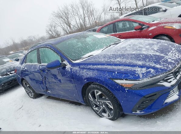 KMHLS4DG7SU031131 2025 HYUNDAI ELANTRA Blue Սալոնի հետևի տեսք