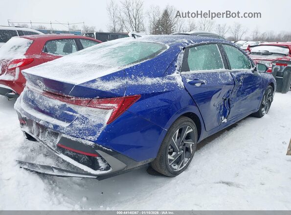 KMHLS4DG7SU031131 2025 HYUNDAI ELANTRA Blue Հետևի աջ