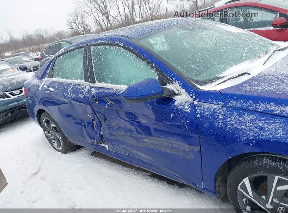 KMHLS4DG7SU031131 2025 HYUNDAI ELANTRA Blue Դիմացի տեսք