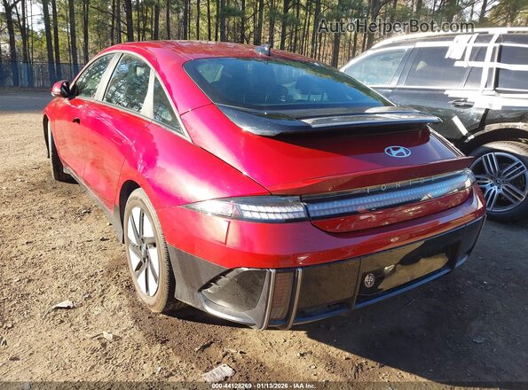 KMHM24AA8RA059908 2024 HYUNDAI IONIQ 6 Red უკანა მარცხენა