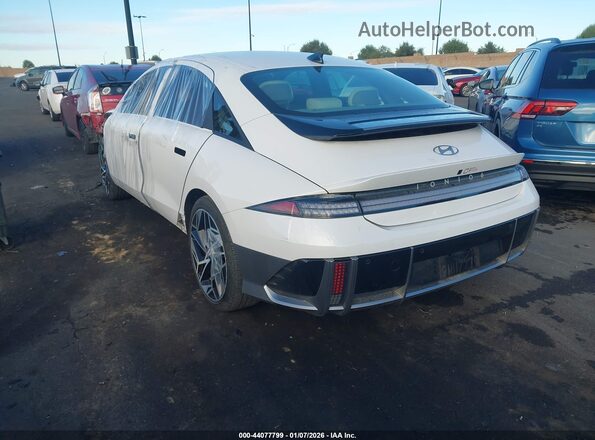 KMHM34AA0RA073928 2024 HYUNDAI IONIQ 6 White Tył lewy